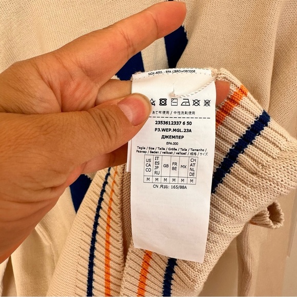 Weekend Max Nara Label-cut Cotton Blend Yarn Sweater Sz: Small US4/6 Fall/Winter - Picture 10 of 15